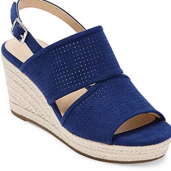 NWT Liz Claiborne Womens Hatcher Wedge Sandals - Picture 1 of 4